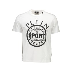 PLEIN SPORT T-SHIRT MANICHE CORTE UOMO BIANCO