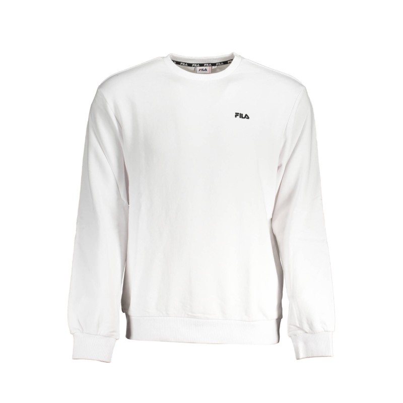 FILA FELPA SENZA ZIP UOMO BIANCO FILA FELPA SENZA ZIP UOMO BIANCO