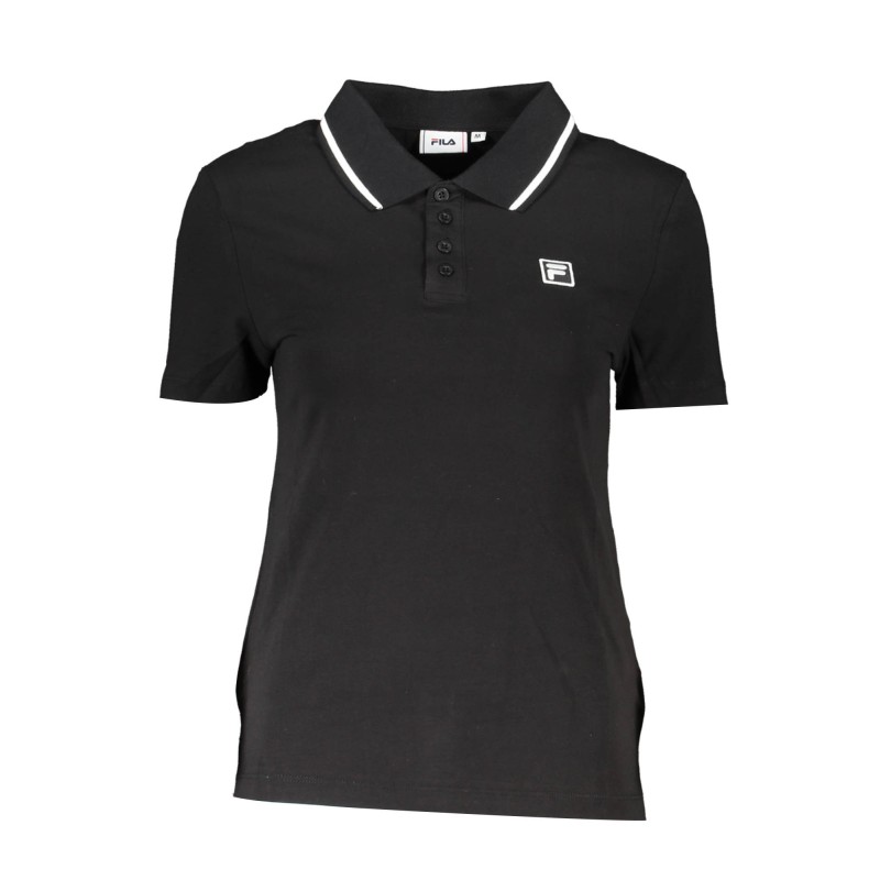 FILA POLO MANICHE CORTE DONNA NERO FILA POLO MANICHE CORTE DONNA NERO