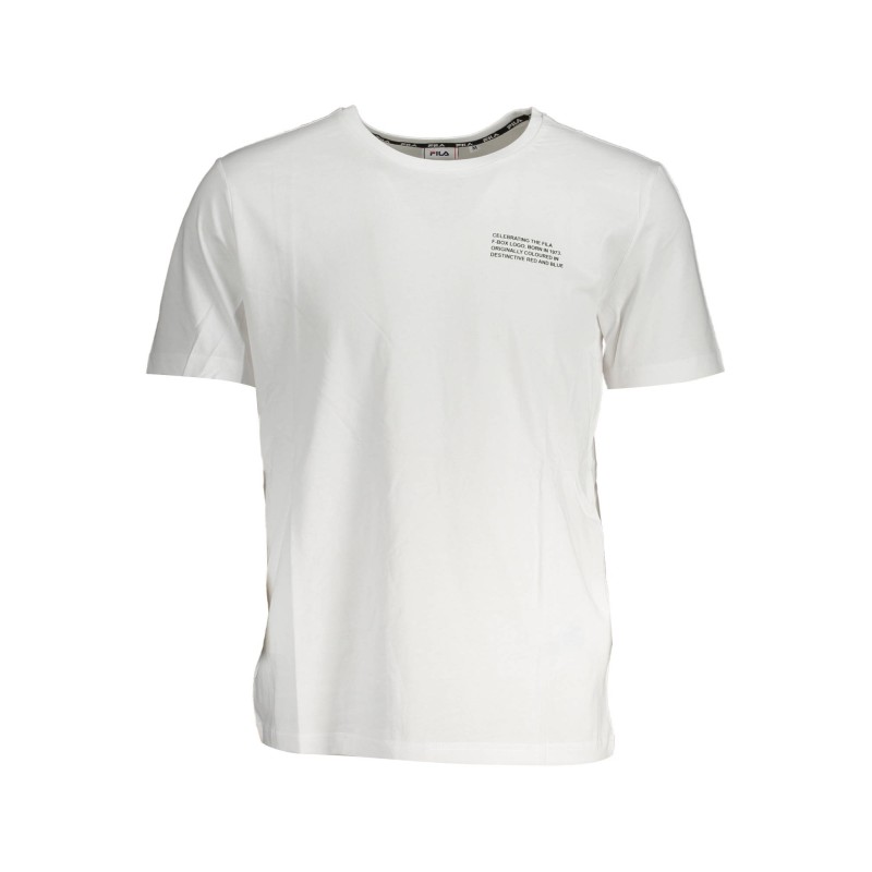 FILA T-SHIRT MANICHE CORTE UOMO BIANCO FILA T-SHIRT MANICHE CORTE UOMO BIANCO