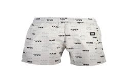 KARL LAGERFELD BEACHWEAR COSTUME PARTE SOTTO UOMO BIANCO