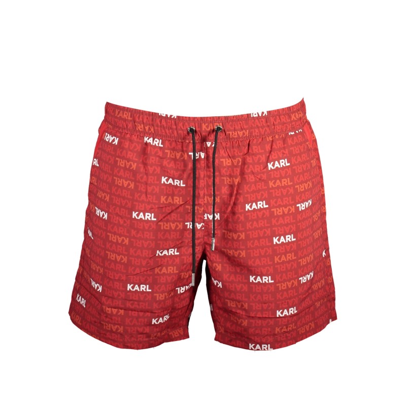 KARL LAGERFELD BEACHWEAR COSTUME PARTE SOTTO UOMO ROSSO KARL LAGERFELD BEACHWEAR COSTUME PARTE SOTTO UOMO ROSSO