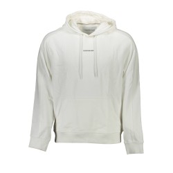 CALVIN KLEIN FELPA SENZA ZIP UOMO BIANCO