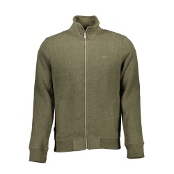 SUPERDRY FELPA CON ZIP UOMO VERDE