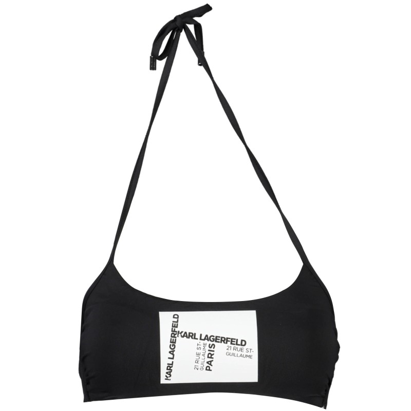 KARL LAGERFELD BEACHWEAR COSTUME PARTE SOPRA DONNA NERO KARL LAGERFELD BEACHWEAR COSTUME PARTE SOPRA DONNA NERO