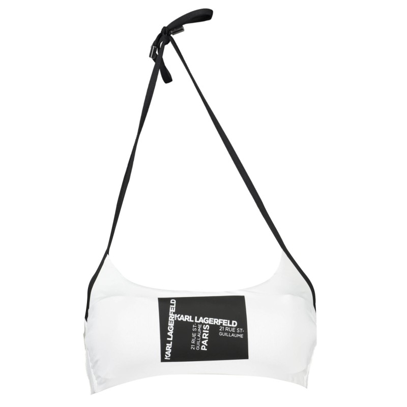 KARL LAGERFELD BEACHWEAR COSTUME PARTE SOPRA DONNA BIANCO KARL LAGERFELD BEACHWEAR COSTUME PARTE SOPRA DONNA BIANCO