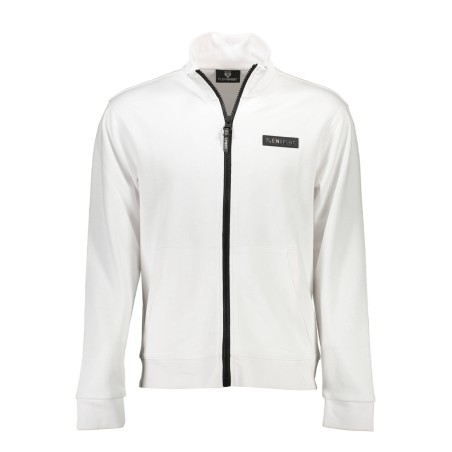 PLEIN SPORT FELPA CON ZIP UOMO BIANCO