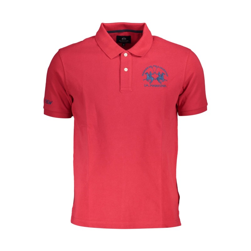 LA MARTINA POLO MANICHE CORTE UOMO ROSSO LA MARTINA POLO MANICHE CORTE UOMO ROSSO