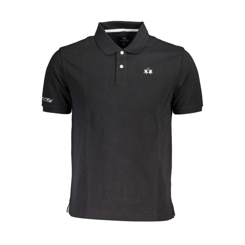 LA MARTINA POLO MANICHE CORTE UOMO NERO LA MARTINA POLO MANICHE CORTE UOMO NERO