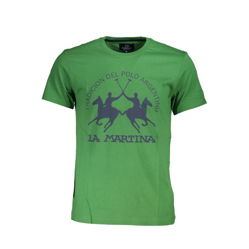 LA MARTINA T-SHIRT MANICHE CORTE UOMO VERDE LA MARTINA T-SHIRT MANICHE CORTE UOMO VERDE