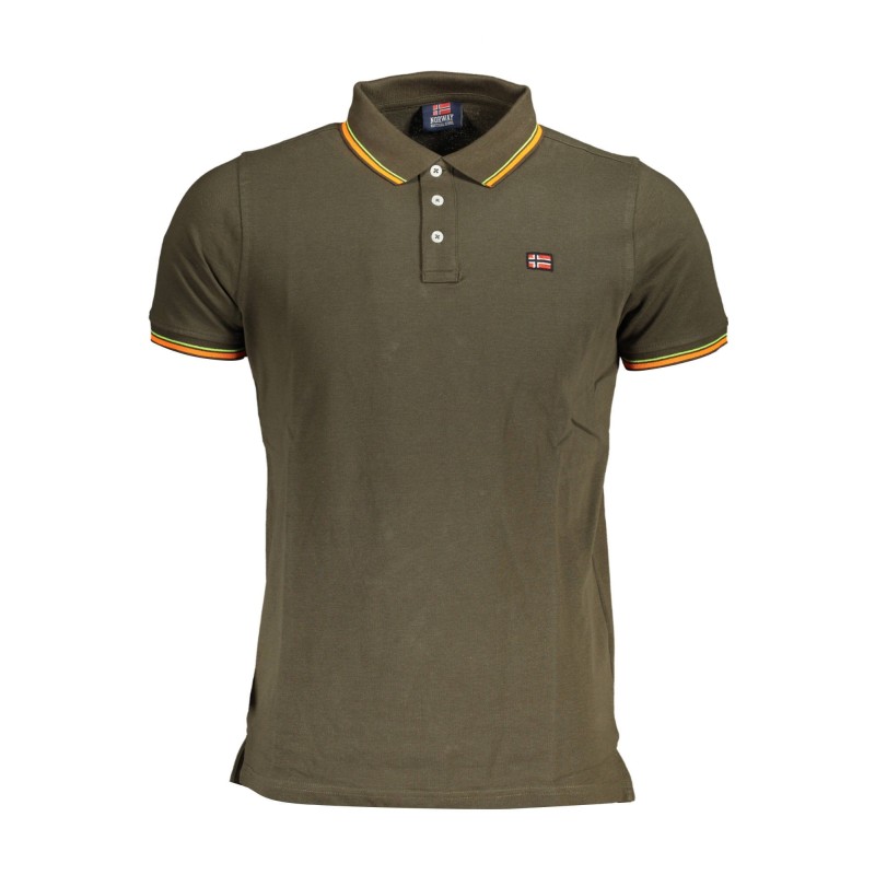 NORWAY 1963 POLO MANICHE CORTE UOMO VERDE NORWAY 1963 POLO MANICHE CORTE UOMO VERDE