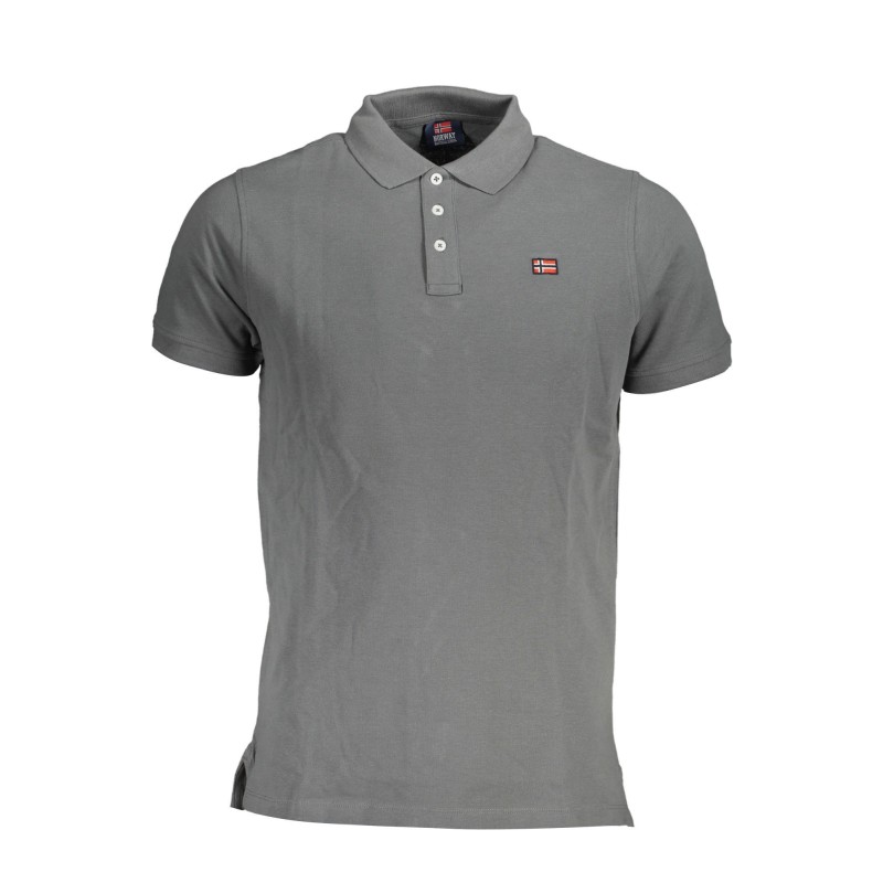 NORWAY 1963 POLO MANICHE CORTE UOMO GRIGIO NORWAY 1963 POLO MANICHE CORTE UOMO GRIGIO