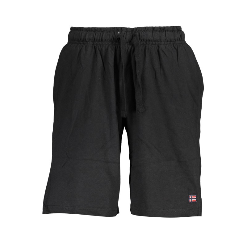NORWAY 1963 PANTALONE BERMUDA UOMO NERO NORWAY 1963 PANTALONE BERMUDA UOMO NERO