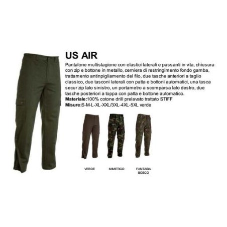 Pantalone USAIR uomo, multistagione