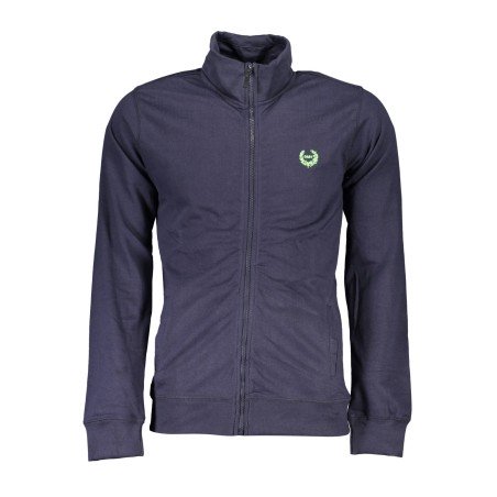 GIAN MARCO VENTURI FELPA CON ZIP UOMO BLU