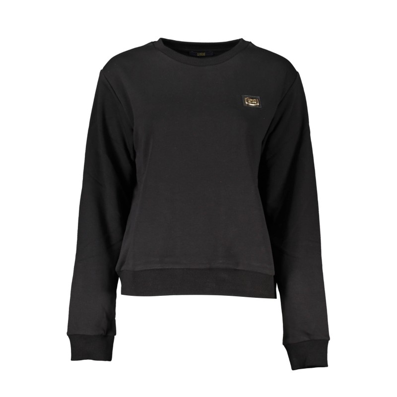 CAVALLI CLASS FELPA SENZA ZIP DONNA NERO CAVALLI CLASS FELPA SENZA ZIP DONNA NERO