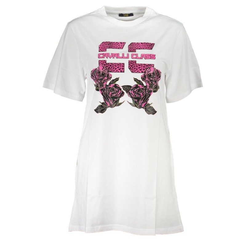 CAVALLI CLASS ABITO CORTO DONNA BIANCO CAVALLI CLASS ABITO CORTO DONNA BIANCO
