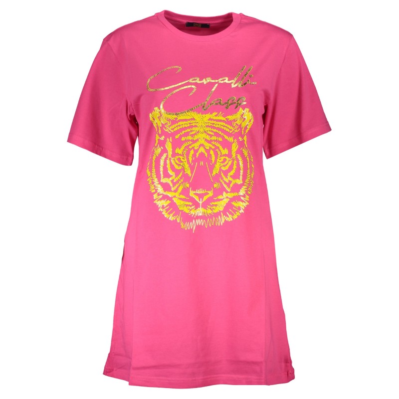 CAVALLI CLASS T-SHIRT MANICHE CORTE DONNA ROSA CAVALLI CLASS T-SHIRT MANICHE CORTE DONNA ROSA