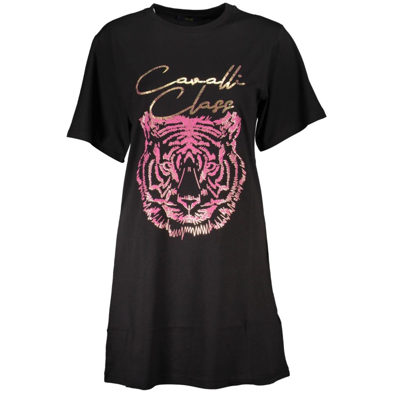CAVALLI CLASS T-SHIRT MANICHE CORTE DONNA NERO CAVALLI CLASS T-SHIRT MANICHE CORTE DONNA NERO