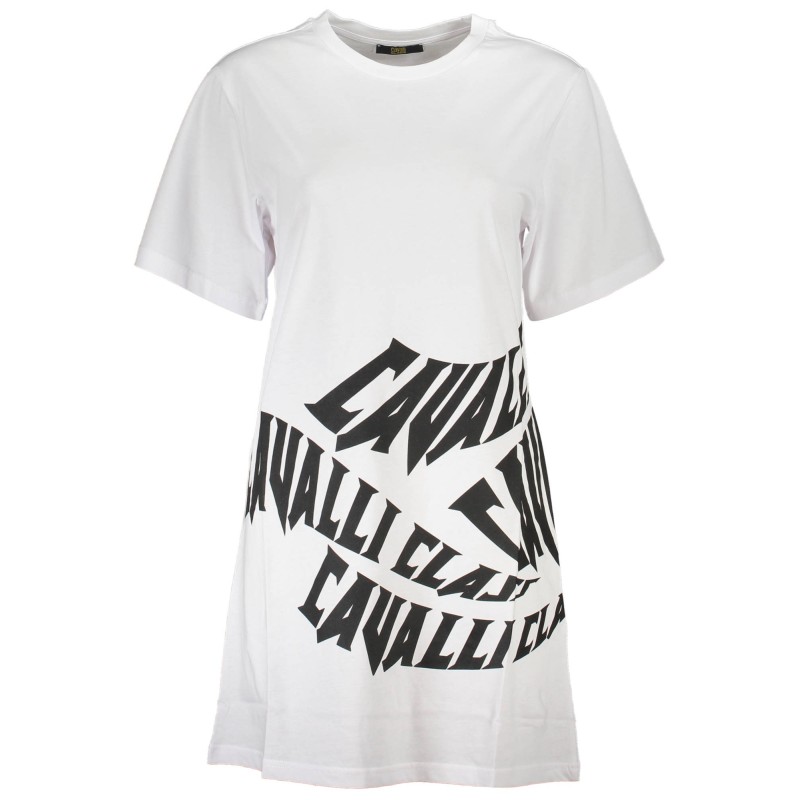 CAVALLI CLASS ABITO CORTO DONNA BIANCO CAVALLI CLASS ABITO CORTO DONNA BIANCO