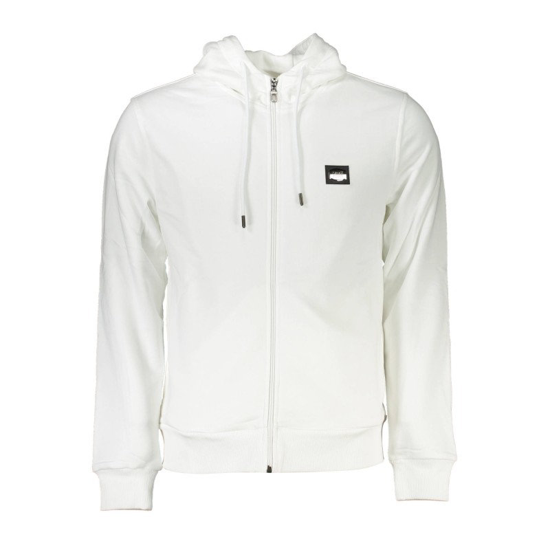 CAVALLI CLASS FELPA CON ZIP UOMO BIANCO CAVALLI CLASS FELPA CON ZIP UOMO BIANCO
