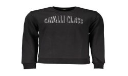 CAVALLI CLASS FELPA SENZA ZIP UOMO NERO