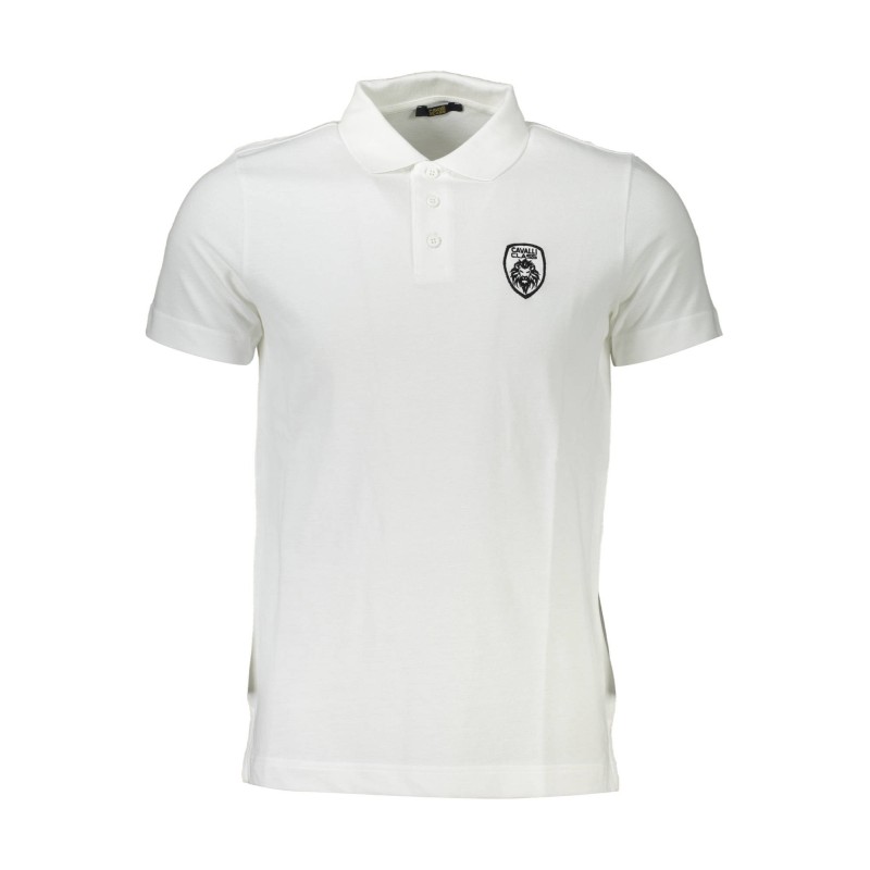 CAVALLI CLASS POLO MANICHE CORTE UOMO BIANCO CAVALLI CLASS POLO MANICHE CORTE UOMO BIANCO