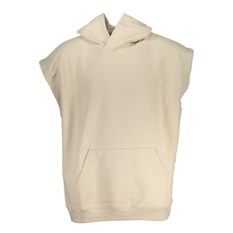 CALVIN KLEIN FELPA SENZA ZIP UOMO BEIGE CALVIN KLEIN FELPA SENZA ZIP UOMO BEIGE