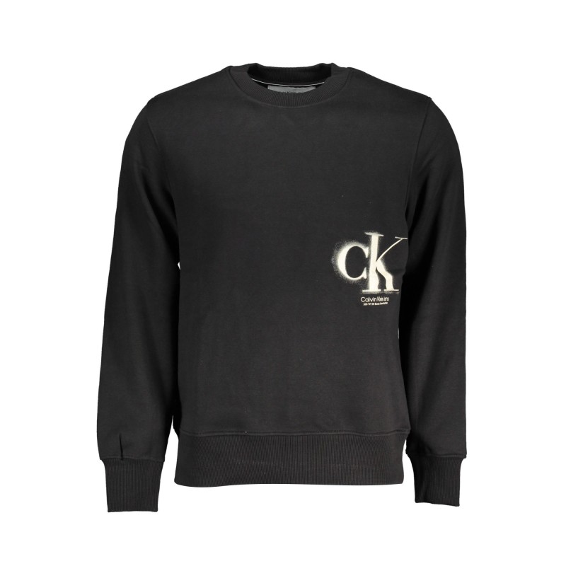 CALVIN KLEIN FELPA SENZA ZIP UOMO NERO CALVIN KLEIN FELPA SENZA ZIP UOMO NERO