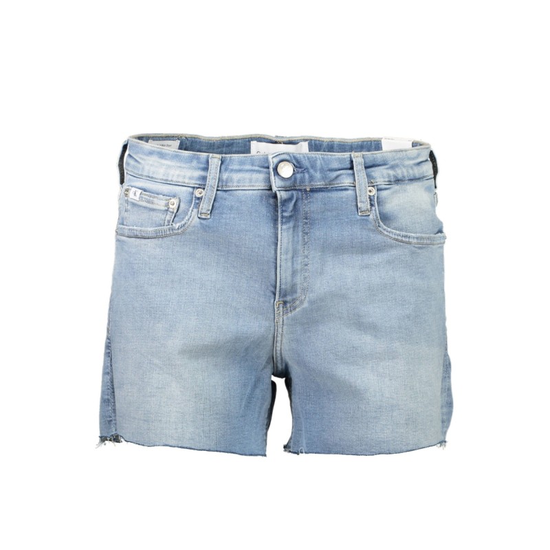 CALVIN KLEIN JEANS SHORT DONNA AZZURRO CALVIN KLEIN JEANS SHORT DONNA AZZURRO