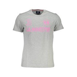 LA MARTINA T-SHIRT MANICHE CORTE UOMO GRIGIO