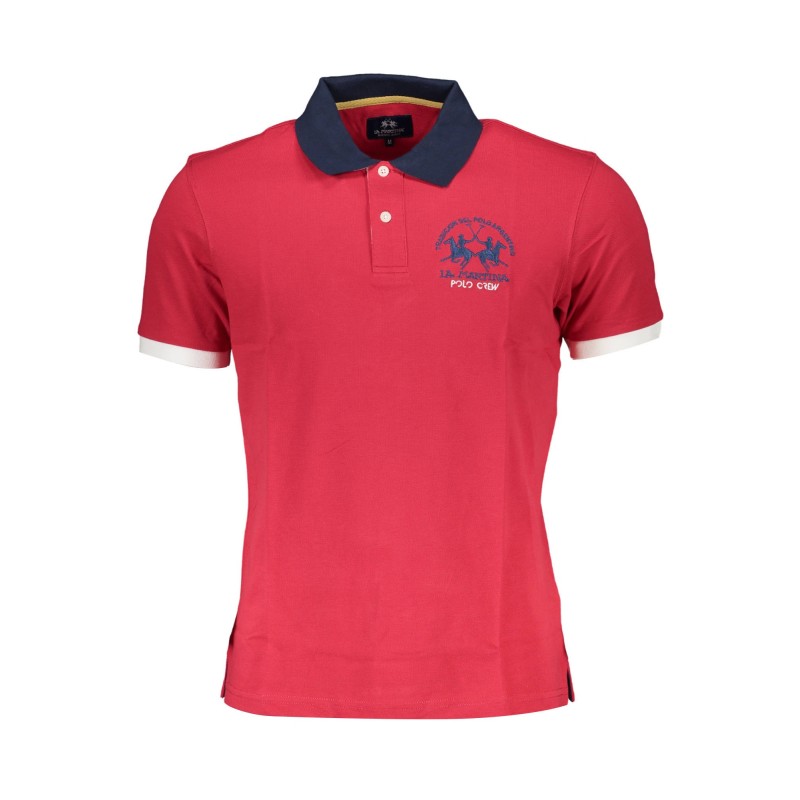LA MARTINA POLO MANICHE CORTE UOMO ROSSO LA MARTINA POLO MANICHE CORTE UOMO ROSSO