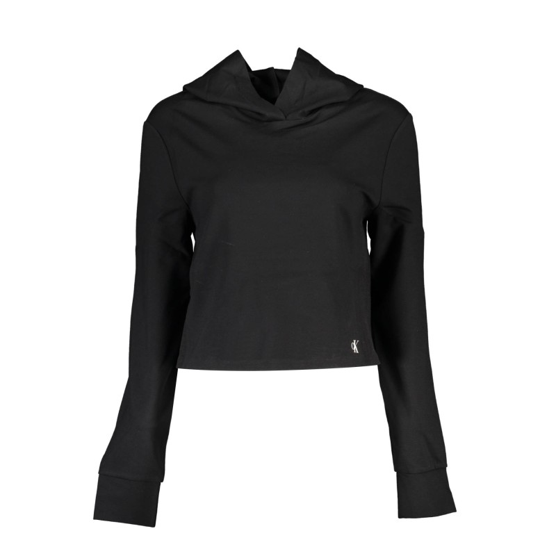 CALVIN KLEIN FELPA SENZA ZIP DONNA NERO CALVIN KLEIN FELPA SENZA ZIP DONNA NERO