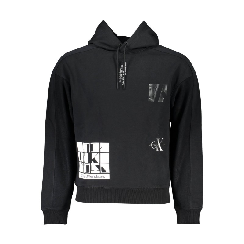 CALVIN KLEIN FELPA SENZA ZIP UOMO NERO CALVIN KLEIN FELPA SENZA ZIP UOMO NERO