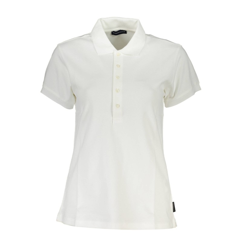 NORTH SAILS POLO MANICHE CORTE DONNA BIANCO NORTH SAILS POLO MANICHE CORTE DONNA BIANCO