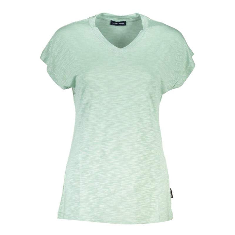 NORTH SAILS T-SHIRT MANICHE CORTE DONNA VERDE NORTH SAILS T-SHIRT MANICHE CORTE DONNA VERDE