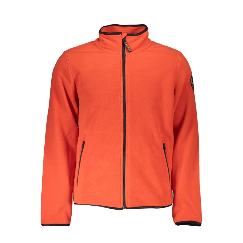 NAPAPIJRI FELPA CON ZIP UOMO ROSSO NAPAPIJRI FELPA CON ZIP UOMO ROSSO