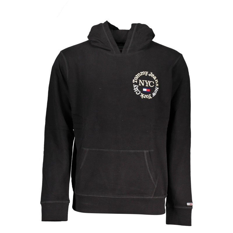 TOMMY HILFIGER FELPA SENZA ZIP UOMO NERO TOMMY HILFIGER FELPA SENZA ZIP UOMO NERO