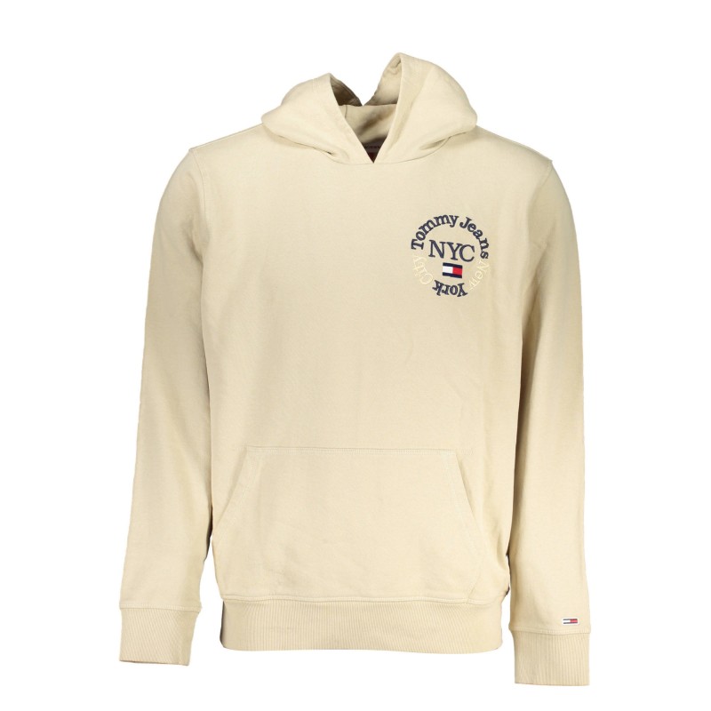 TOMMY HILFIGER FELPA SENZA ZIP UOMO BEIGE TOMMY HILFIGER FELPA SENZA ZIP UOMO BEIGE