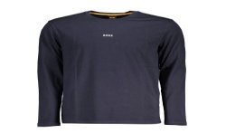 HUGO BOSS T-SHIRT MANICHE LUNGHE UOMO BLU