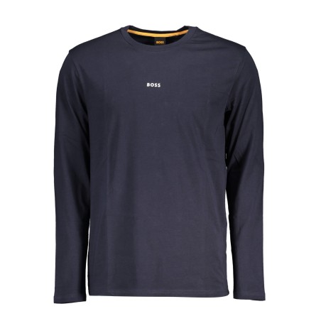 HUGO BOSS T-SHIRT MANICHE LUNGHE UOMO BLU