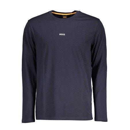 HUGO BOSS T-SHIRT MANICHE LUNGHE UOMO BLU