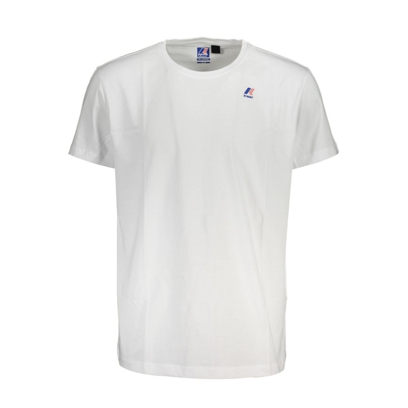 K-WAY T-SHIRT MANICHE CORTE UOMO BIANCO K-WAY T-SHIRT MANICHE CORTE UOMO BIANCO