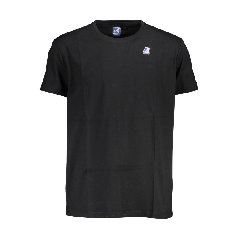 K-WAY T-SHIRT MANICHE CORTE UOMO NERO K-WAY T-SHIRT MANICHE CORTE UOMO NERO