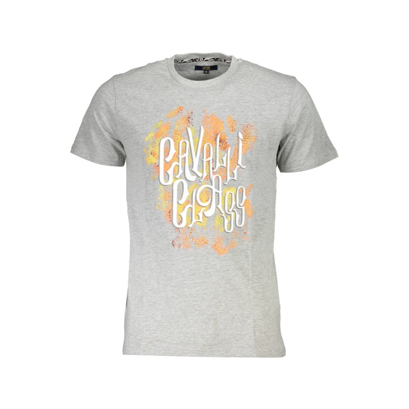 CAVALLI CLASS T-SHIRT MANICHE CORTE UOMO GRIGIO CAVALLI CLASS T-SHIRT MANICHE CORTE UOMO GRIGIO