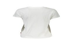 LEVI'S T-SHIRT MANICHE CORTE DONNA BIANCO