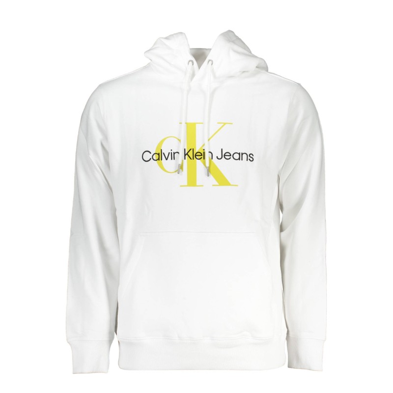 CALVIN KLEIN FELPA SENZA ZIP UOMO BIANCO CALVIN KLEIN FELPA SENZA ZIP UOMO BIANCO