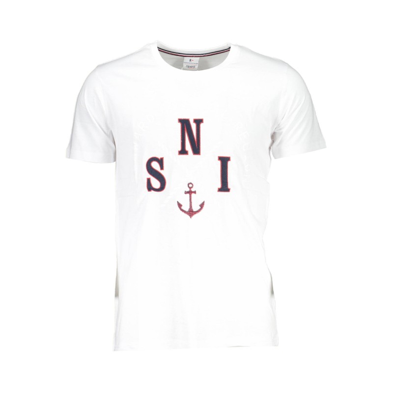 SCUOLA NAUTICA T-SHIRT MANICHE CORTE UOMO BIANCO SCUOLA NAUTICA T-SHIRT MANICHE CORTE UOMO BIANCO
