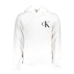 CALVIN KLEIN FELPA SENZA ZIP UOMO BIANCO