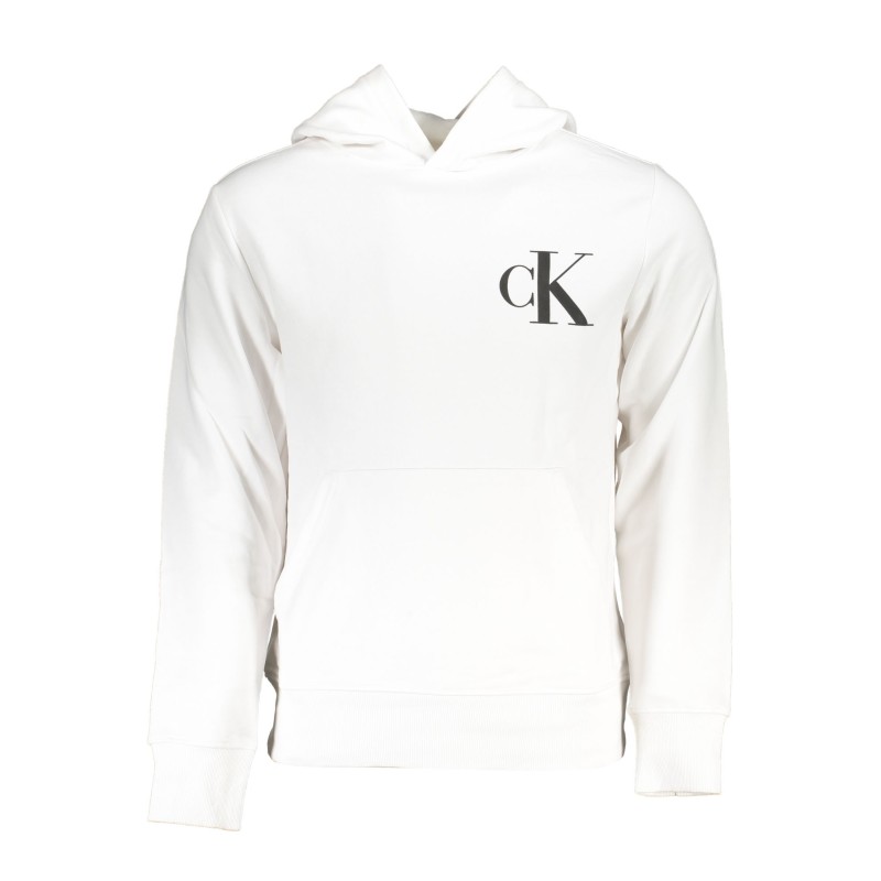 CALVIN KLEIN FELPA SENZA ZIP UOMO BIANCO CALVIN KLEIN FELPA SENZA ZIP UOMO BIANCO
